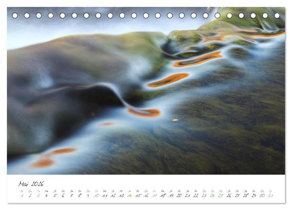 Produktbild: Wasserf&auml;lle klein und gro&szlig; (Tischkalender 2026 DIN A5 quer), CALVENDO Monatskalender