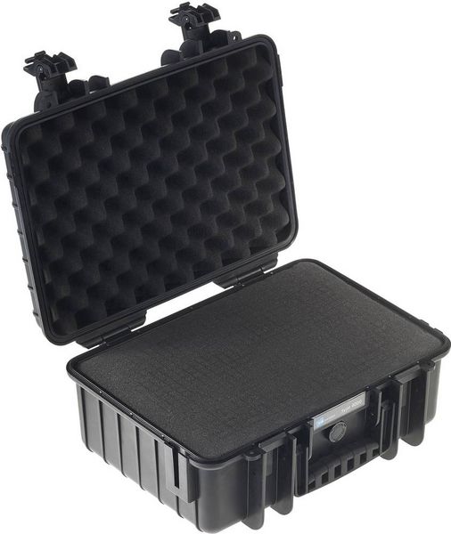 Produktbild: B & W International Outdoor Koffer outdoor.cases Typ 4000 16.6 l (B x H x T) 420 x 325 x 180 mm Schwarz 4000/B/SI