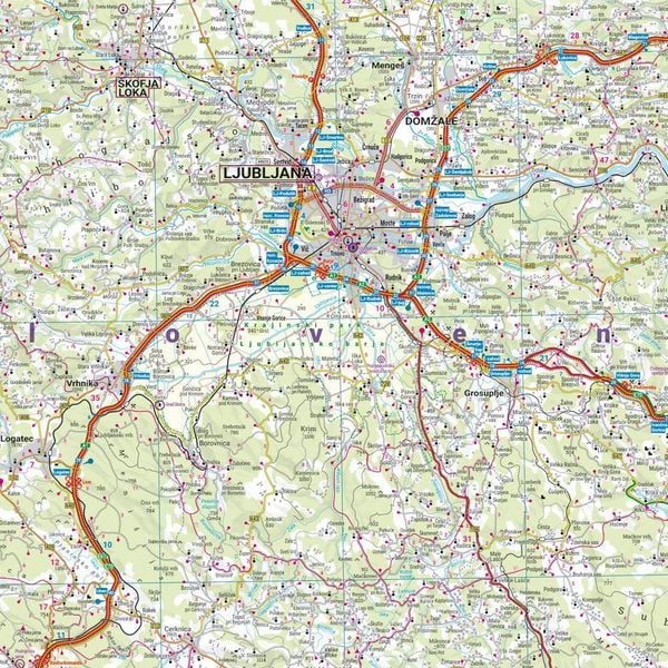 Produktbild: Freytag & berndt Stra&szlig;enkarte Slowenien 1:200.000