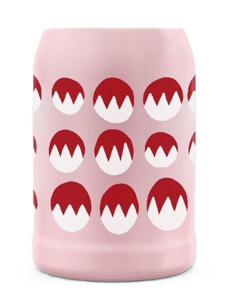 Produktbild: Bierkrug 0,25l/ rosa / Fr&auml;nkischer Rechen