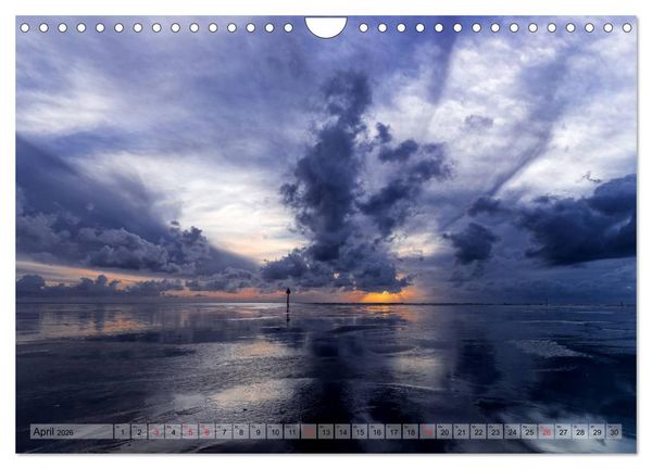 Produktbild: ST. PETER-ORDING PURistisch (Wandkalender 2026 DIN A4 quer), CALVENDO Monatskalender