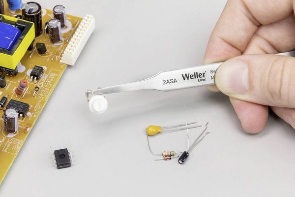 Produktbild: Weller Erem&reg; 2ASA Pr&auml;zisionspinzette 118.00mm