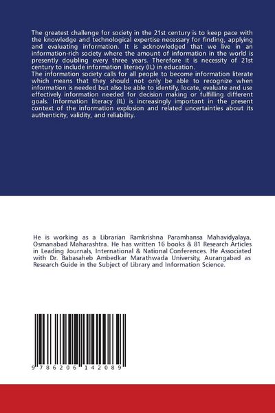 Produktbild: A Bibliometrics Study on Research Growth of Information Literacy