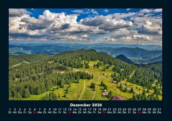 Produktbild: Landschaftskalender 2026 Fotokalender DIN A4