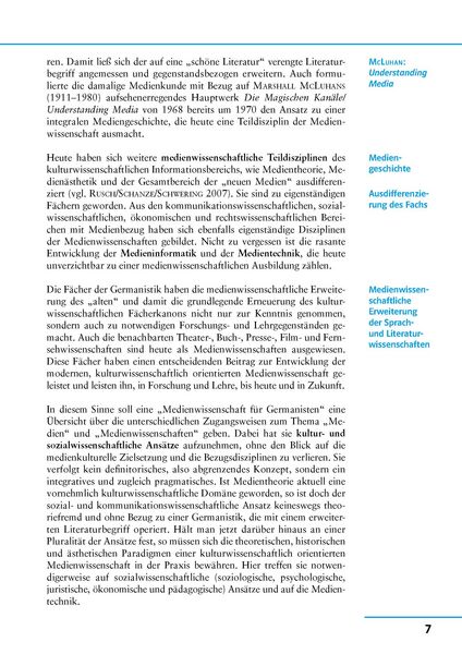 Produktbild: Uni-Wissen Germanistik/GK Medienwissenschaften
