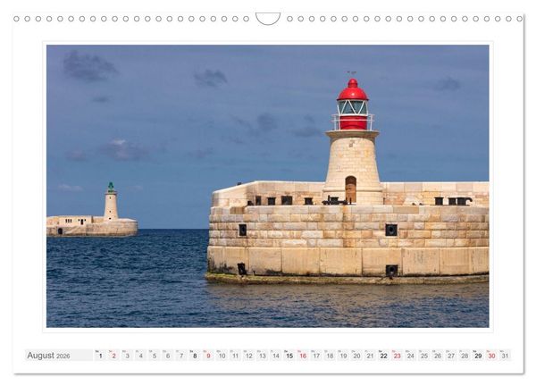Produktbild: Malta. Impressionen einer Insel (Wandkalender 2026 DIN A3 quer), CALVENDO Monatskalender