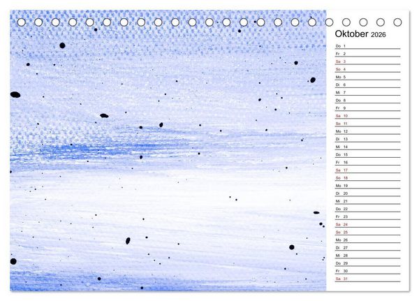 Produktbild: Mein bunter DIY-Bastelkalender (Tischkalender 2026 DIN A5 quer), CALVENDO Monatskalender