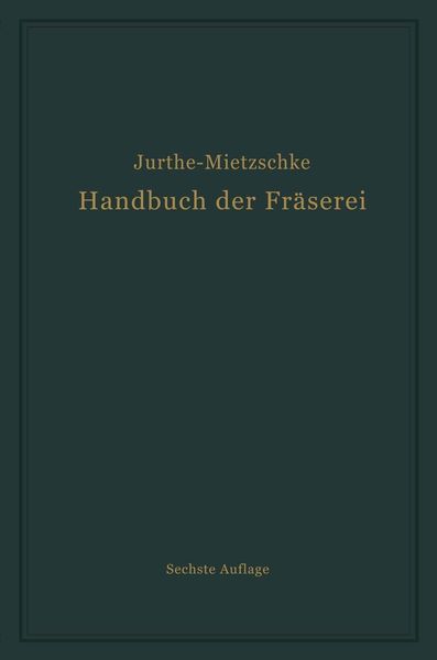 Produktbild: Handbuch der Fr&auml;serei