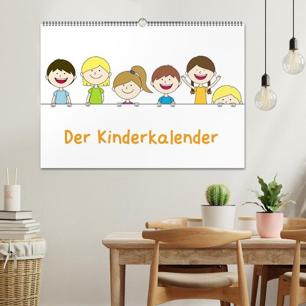 Produktbild: Der Kinderkalender (Wandkalender 2026 DIN A2 quer), CALVENDO Monatskalender