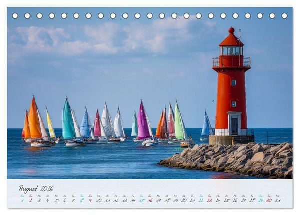 Produktbild: W&auml;chter der K&uuml;ste (Tischkalender 2026 DIN A5 quer), CALVENDO Monatskalender