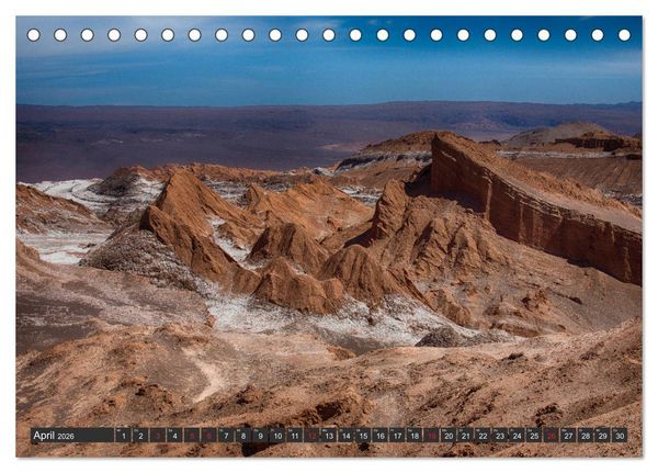 Produktbild: Traumwelt Chile (Tischkalender 2026 DIN A5 quer), CALVENDO Monatskalender