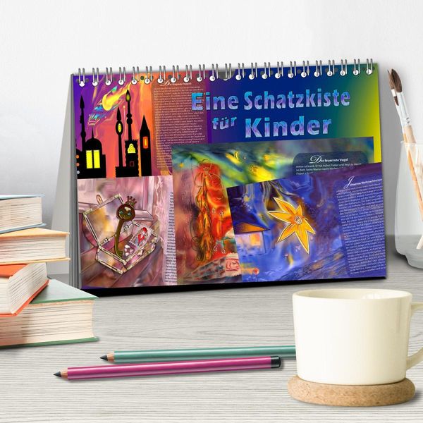 Produktbild: Eine Schatzkiste f&uuml;r Kinder (Tischkalender 2026 DIN A5 quer), CALVENDO Monatskalender