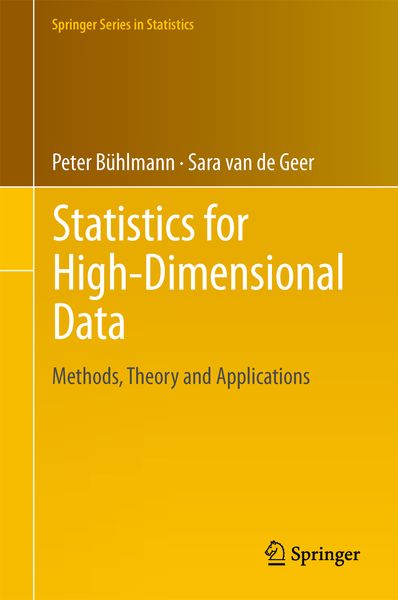 Produktbild: Statistics for High-Dimensional Data