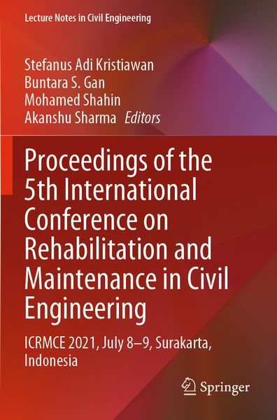 Produktbild: Proceedings of the 5th International Conference on Rehabilitation and Maintenance in Civil Engineering