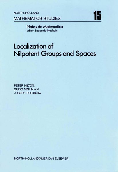 Produktbild: Localization of Nilpotent Groups and Spaces