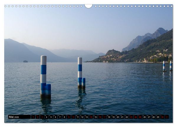Produktbild: Romantischer Lago d'Iseo (Wandkalender 2026 DIN A3 quer), CALVENDO Monatskalender