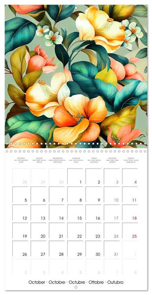 Produktbild: The Art of Botany (Wall Calendar 2026 12 &times; 12 Inch) CALVENDO 12 Month Wall Calendar