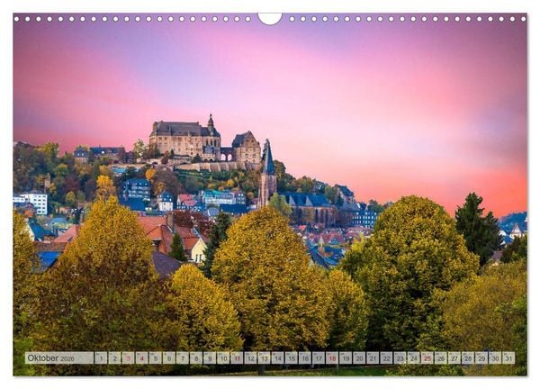 Produktbild: Mittelhessens Burgen und Schl&ouml;sser (Wandkalender 2026 DIN A3 quer), CALVENDO Monatskalender