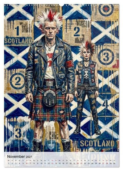 Produktbild: Punk 76 (Wandkalender 2027 DIN A2 hoch), CALVENDO Monatskalender