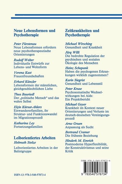 Produktbild: Neue Lebensformen und Psychotherapie. Zeitkrankheiten und Psychotherapie. Leiborientiertes Arbeiten
