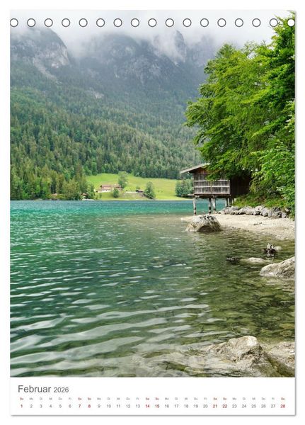 Produktbild: Alpenseen (Tischkalender 2026 DIN A5 hoch), CALVENDO Monatskalender