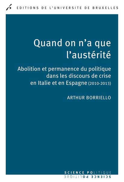 Produktbild: Quand on n'a que l'aust&eacute;rit&eacute;