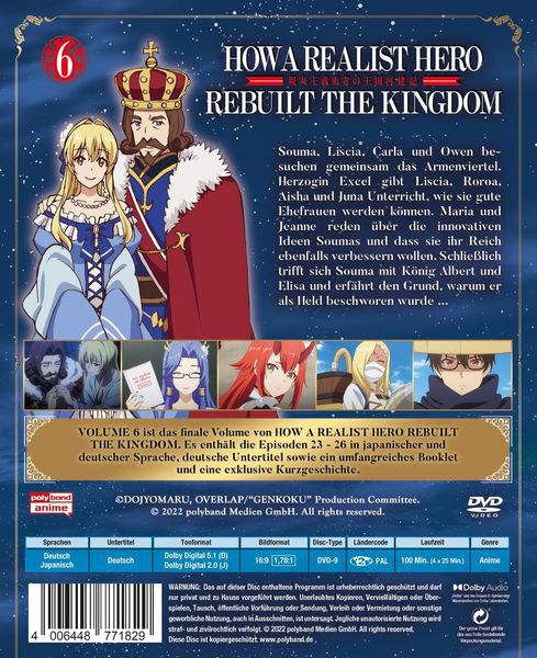 Produktbild: How a Realist Hero Rebuilt the Kingdom - Vol. 6 - Das finale Volume LTD.