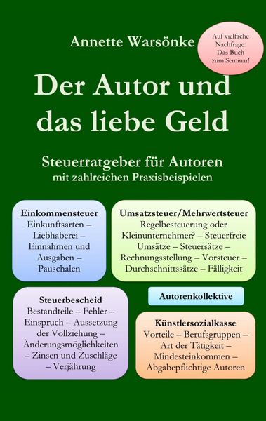 Der Autor und das liebe Geld, Taschenbuch von Annette Warsönke, BoD – Books on Demand, 9783741281945
