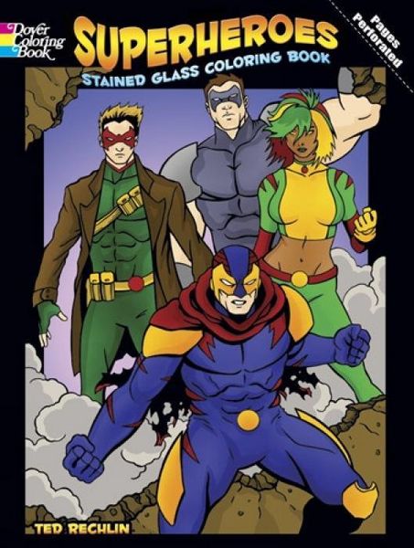 Produktbild: Superheroes Stained Glass Colo