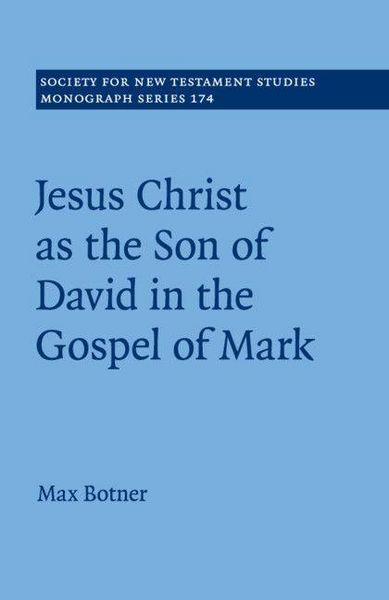 Produktbild: Jesus Christ as the Son of David in the Gospel of Mark