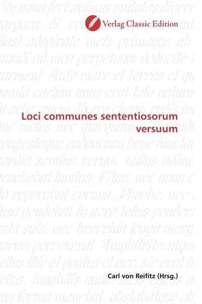 Produktbild: Loci communes sententiosorum versuum