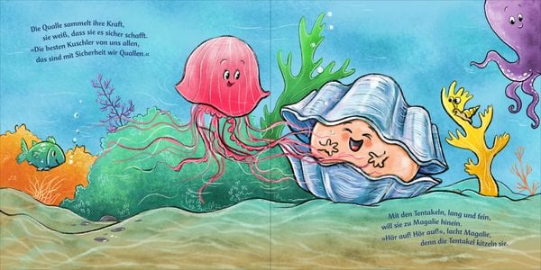 Produktbild: Auch Muscheln wollen kuscheln - Ein humorvoll gereimtes Bilderbuch ab 4 Jahren