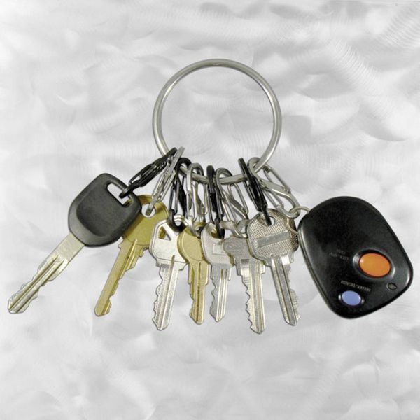 Produktbild: NITE Ize Schl&uuml;sselring NI-BRG-M1-R3 BigRing 8 S-Biner Schwarz, Silber 1St.