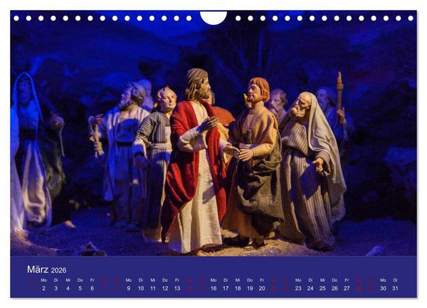 Produktbild: Passionskrippen (Wandkalender 2026 DIN A4 quer), CALVENDO Monatskalender