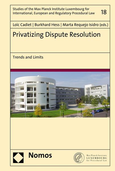 Produktbild: Privatizing Dispute Resolution