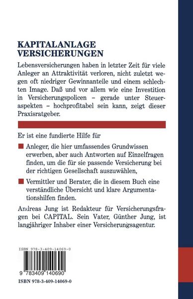 Produktbild: Kapitalanlage Versicherungen