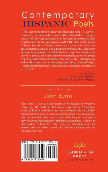 Produktbild: Contemporary Hispanic Poets