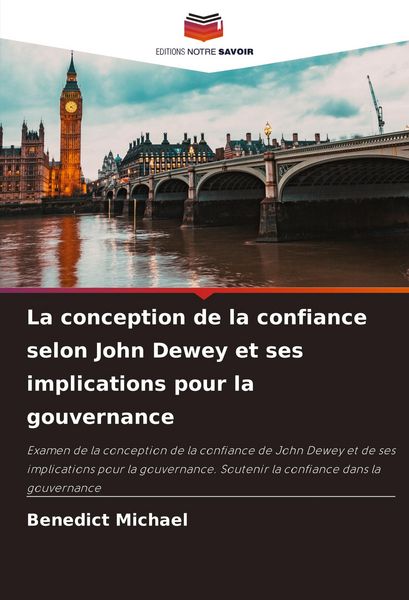 Produktbild: La conception de la confiance selon John Dewey et ses implications pour la gouvernance