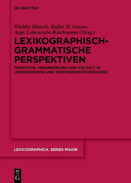 Produktbild: Lexikographisch-grammatische Perspektiven