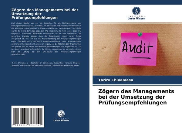 Produktbild: Z&ouml;gern des Managements bei der Umsetzung der Pr&uuml;fungsempfehlungen
