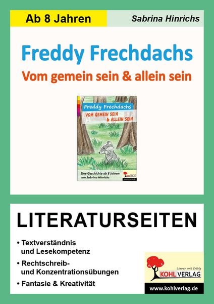 Produktbild: Freddy Frechdachs - Literaturseiten