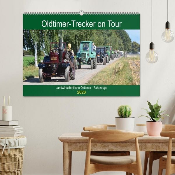 Produktbild: Oldtimer-Trecker on Tour (Wandkalender 2026 DIN A2 quer), CALVENDO Monatskalender