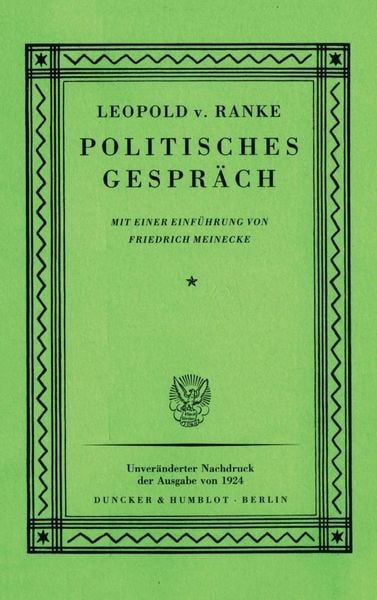 Produktbild: Politisches Gespr&auml;ch.