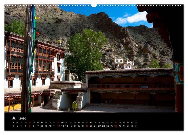 Produktbild: Buddhismus im Himalaya (hochwertiger Premium Wandkalender 2026 DIN A2 quer), Kunstdruck in Hochglanz