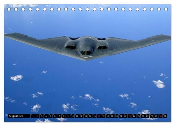 Produktbild: Kampfflugzeuge USA (Tischkalender 2026 DIN A5 quer), CALVENDO Monatskalender