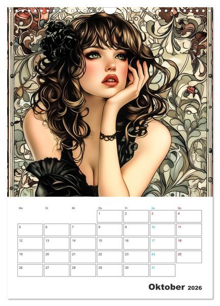 Produktbild: Eleganz der Epoche (Wandkalender 2026 DIN A3 hoch), CALVENDO Monatskalender