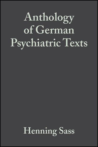 Produktbild: Anthology of German Psychiatric Texts