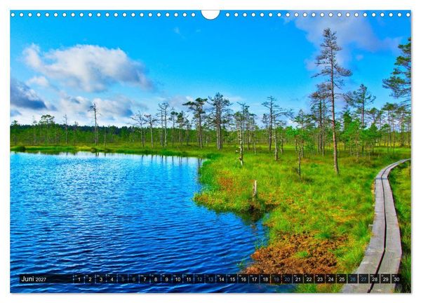 Produktbild: Bezauberndes Estland (Wandkalender 2027 DIN A3 quer), CALVENDO Monatskalender