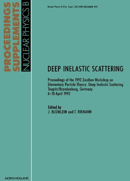Produktbild: Deep Inelastic Scattering