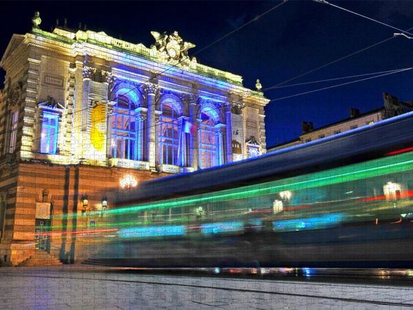 Produktbild: CALVENDO Puzzle Montpellier Stra&szlig;enbahn | 1000 Teile Lege-Gr&ouml;&szlig;e 64x48cm Foto-Puzzle f&uuml;r gl&uuml;ckliche Stunden